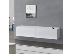 Consola [EN.CASA] Evaton  (Blanco - Tablero Con Revestimiento De Melamina - 140 x 33 x 30 cm)