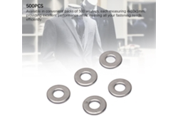 500 Arandelas Planas De Acero Inoxidable Para Tornillos M3, 4x10x1mm, Antiaflojamiento Y Protección.