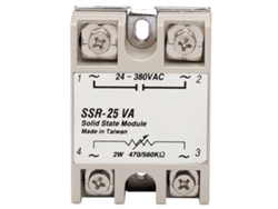 Relé De Estado Sólido Monofásico De 25 A, 2 W, Entrada De 470/560 Kω, Salida De Ca De 24 A 380 V, Módulo De Relé Ssr Para Equipos De Maquinaria.