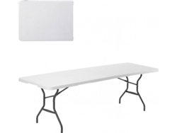 Mesa LIFETIME Plegable (244 x 76 x 73,5 cm)