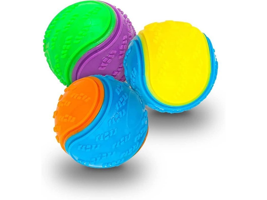 2026-3 Pelotas Para Perros Scooby Doo Juguete Interactivo De Goma Durable Limpiador Dental Con Sonido Flotante