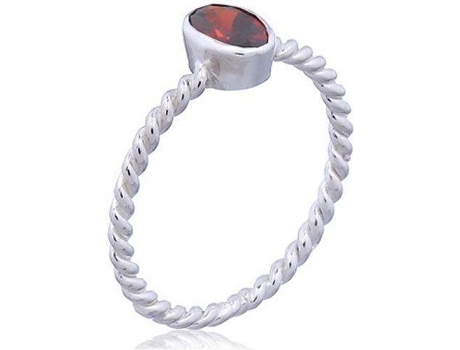 Anillo BIJOUCOLOR Retorcido (Plata - Plateado - 52 cm)