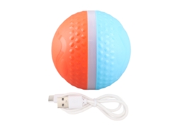 Pelota Interactiva Inteligente Para Perros Con Luces Led, Automática, Recargable, Ip54, Sensor De Movimiento.