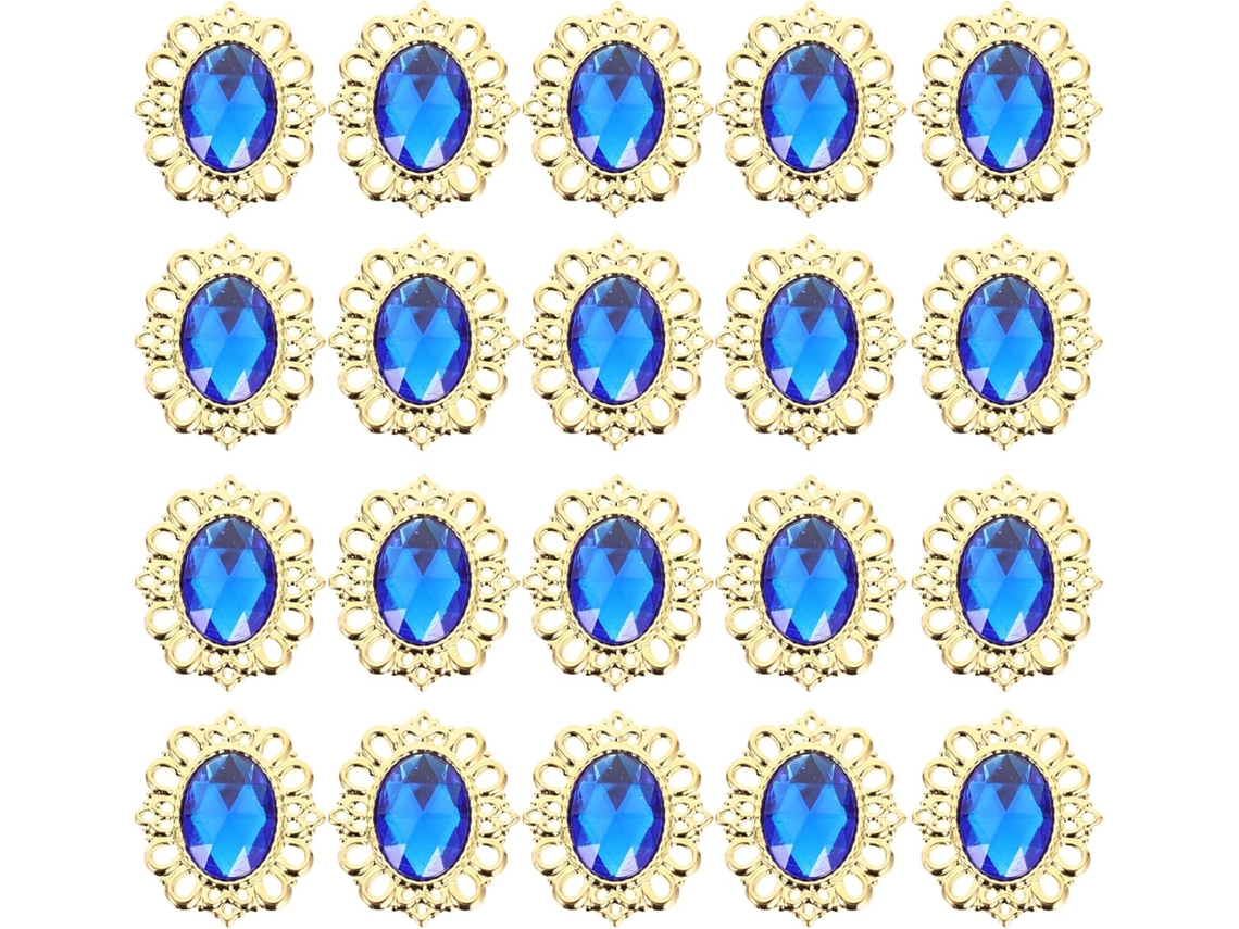 60 Pièces Décoratifs Pour Vêtements Y Accessoires Ornements Acrylique Métallisé Adaptés Diy Bijoux