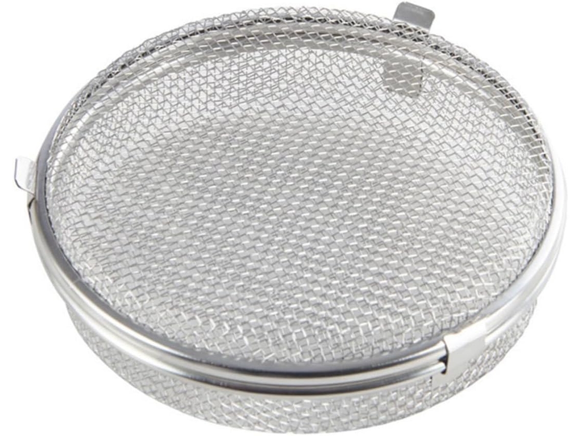 Cesta Para Lavavajillas De Acero Inoxidable De 18 X 18 X 5 Cm Con Asa Y Orificios Para Utensilios De Cocina.
