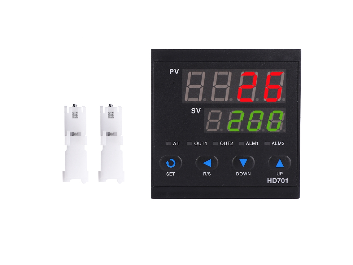 Regulador Inteligente De Temperatura Controlador Digital Dual Pv/sv Ac100-240v Instalación Empotrada