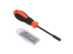 Set De Destornilladores De Ratchet 10 En 1 Con Mango Antideslizante Y 10 Bits De Acero De Alta Durabilidad Para Hogar