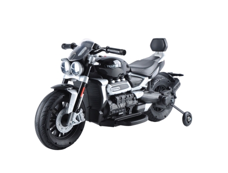 Moto Eléctrica para Niños TRIUMPH Rocket Negro 0-6 Anos 12V
