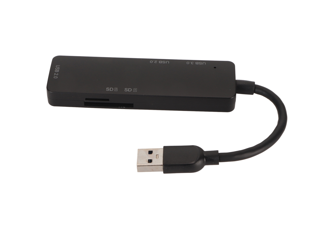 Estación De Acoplamiento Usb3.0 Con Ranura Para Tarjetas Hub Usb Compacto Portátil Para Transferencia Y Almacenamiento De Datos