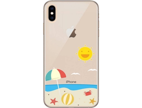 Carcasa iPhone XS Max TUMUNDOSMARTPHONE Playa Multicolor