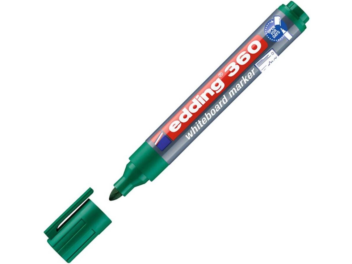 Marcador para Pizarras Blancas Edding 360 Verde (1 unidad)