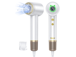 Secador de pelo profesional, 1600 W de potencia, 110 000 rpm, control de temperatura inteligente, color blanco OEM