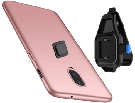Funda Oneplus 6T Turtleshell con Soporte de Cintura Rosa