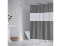 Cortina de ducha con forma de corazón, 3D, ecológica, transparente, beige, impermeable y lavable, para baños y duchas, 180 x 180 cm Jortmrd