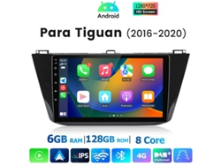 Gps Sistema De Navegação Android Para Vw Tiguan 2016 2020 4g Wi Fi Android Auto Carplay Sem Fios 128gb