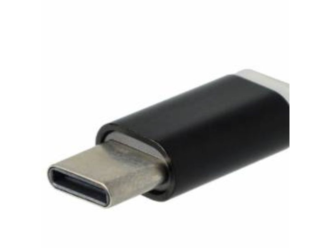 Adaptador USB tipo C (m) a micro-USB (f) negro