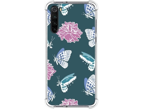 Carcasa Xiaomi Redmi Note 8 (2019/2021) TUMUNDOSMARTPHONE Dibujos Antigolpes Flores 10 Multicolor