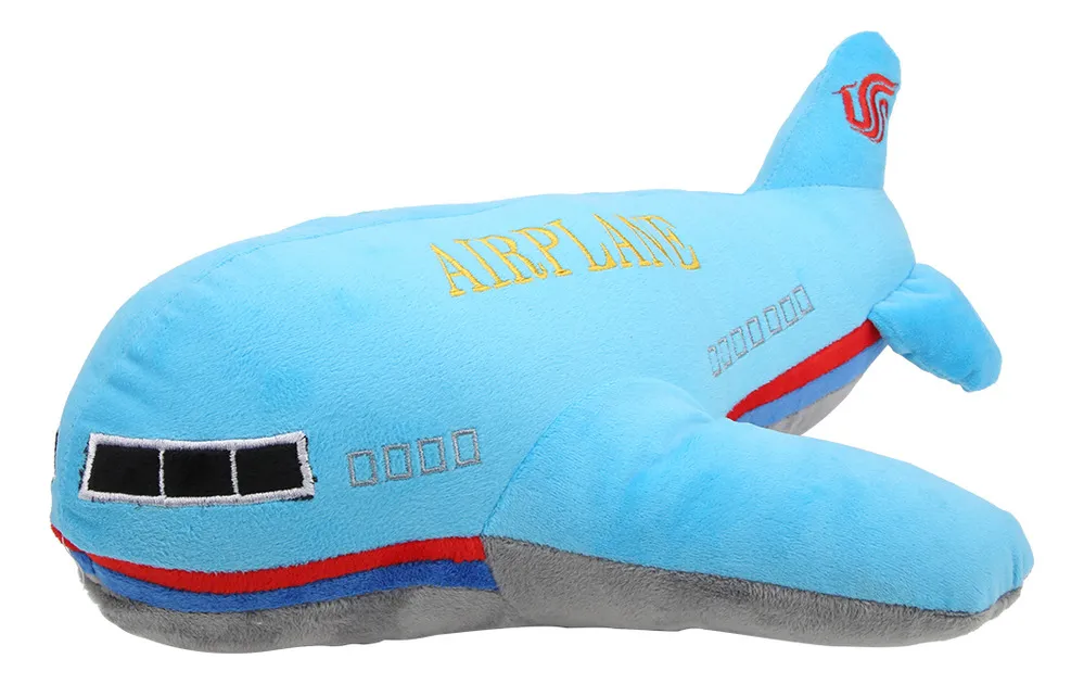 Lindo avión de peluche con plumón suave para niños, Adorablevayotoy