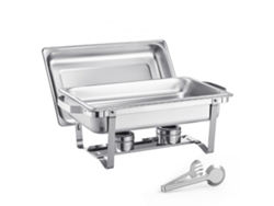 Juego de 4 Chafing Dish Buffet 7.5L Acero Inoxidable Tekmaquinas