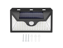 Rebe-lámpara De Pared Solar Jardín Exterior 66led Impermeable Con Sensor De Movimiento