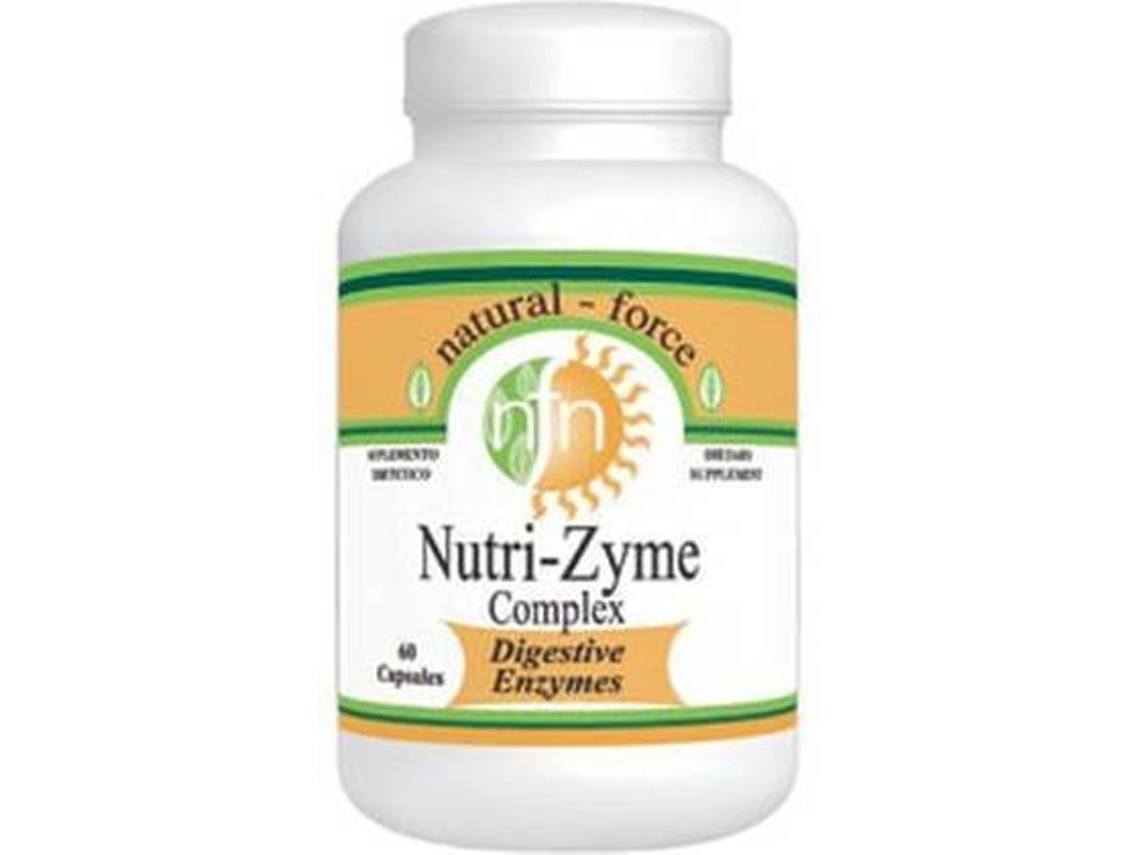 Complemento Alimentar NUTRI-FORCE Nutri-Zyme Complex Enzimas Digestivas (60 cápsulas)