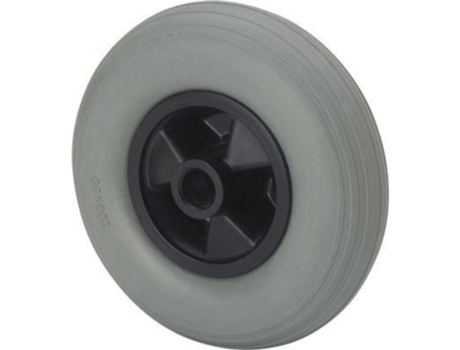 Rueda impinchable gris epr200-20-60 nucleo polip.eje rodillos ALEX