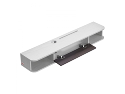 Soporte de pared para TV blanco de 120 cm con canaleta para cables y fijación a la pared Tekmaquinas