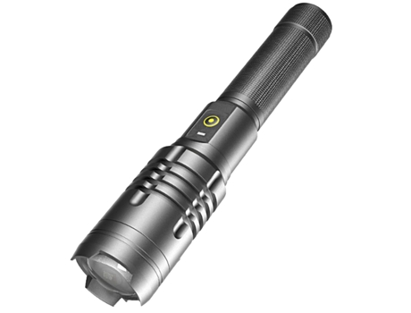 BISBISOUS Rb-005 Linterna Telescópica Recargable 1500Lm Ipx5 Gris