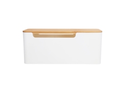 Organizador de cables con tapa (34x16x15cm) Kofihety