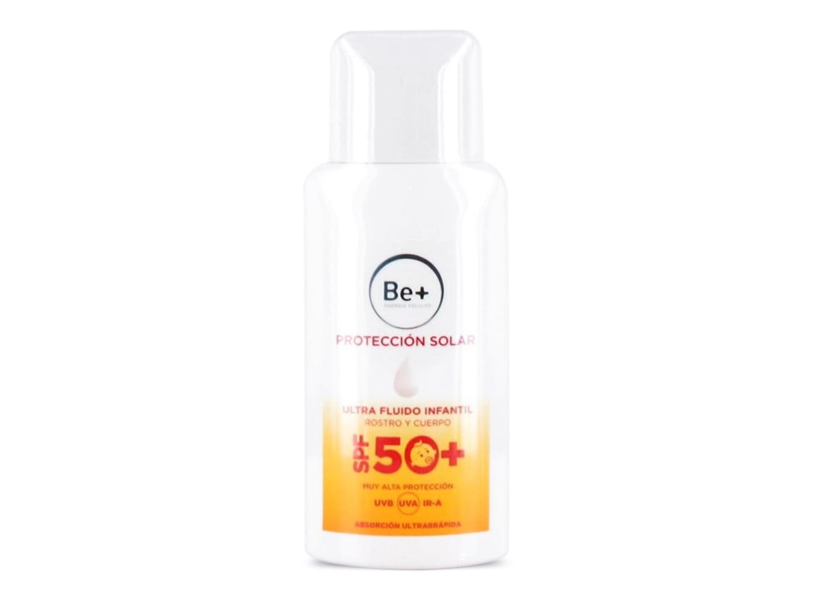 Protetor Solar BE+ SkinProtect Fluido Infantil Rostro Y Cuerpo SPF50+ (250 ml)
