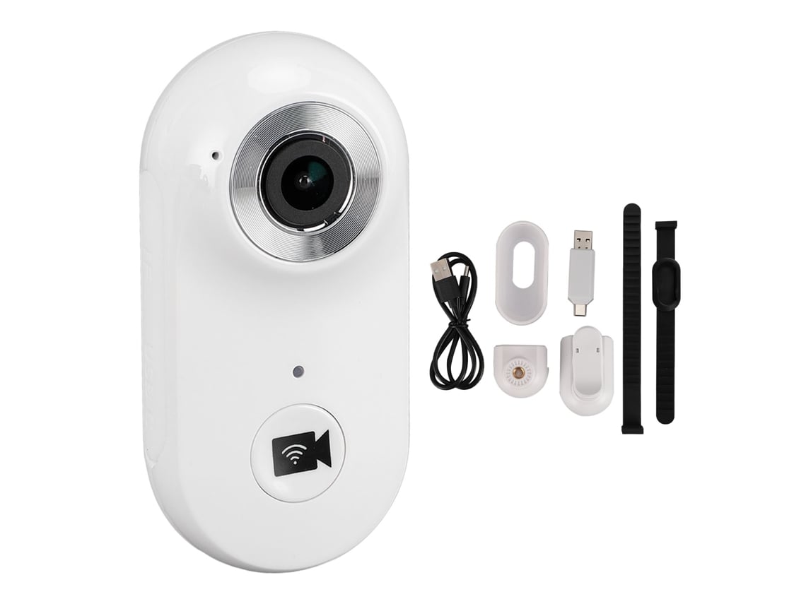 Collar Con Cámara Corporal Wifi 4k 1080p Para Deportes De Acción, Para Gatos Y Perros, Grabadora De Vídeo Para Ciclismo.