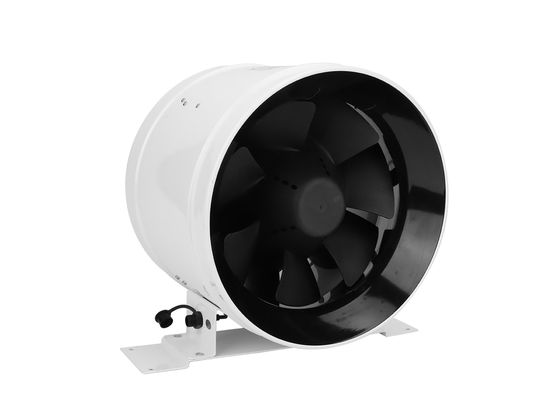 Ventilador Ice Wind de 10 pulgadas con 1065 CFM y control de velocidad.