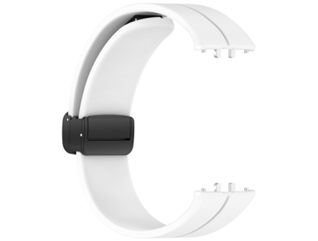 Correa de Reloj de Silicona con Cierre Magnético para Samsung Galaxy Fit 3(SM-R390) Blanco