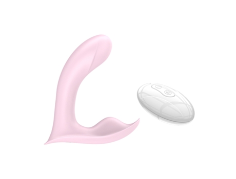 Vibrador de masaje portátil con control remoto inalámbrico de 10 frecuencias para mujeres (rosa) YIZHOOD