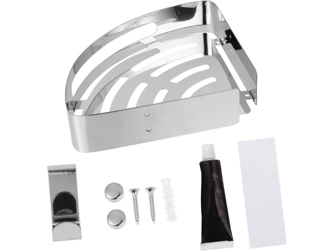 Estante Esquinero Multifuncional De Acero Inoxidable Para Cocina, Diseño Moderno, Artículos De Aseo.