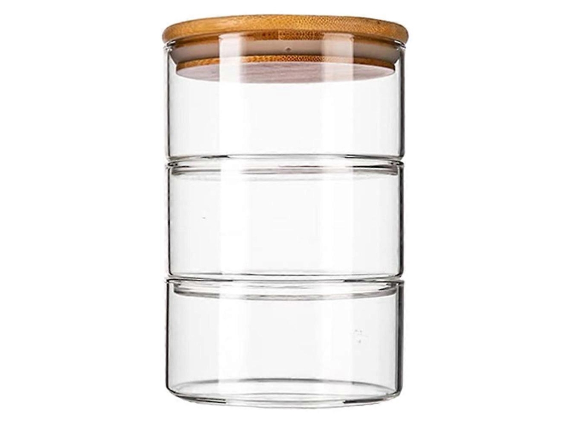 1 Conjunto De Cuencos Transparentes Para Ensalada, Soporte Para Alimentos Y Nevera, Soporte Para Frutas Apilable Webake
