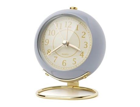 Alarma de cabecera convexa de 3,5 pulgadas, reloj despertador silencioso creativo, luz nocturna personalizada, reloj para estudiantes HHZ