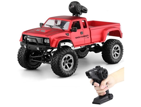 1:16 Coche Teledirigido, Camión de Alta Velocidad, Todoterreno, Juguetes Con Cámara Para Vehículos 002A Cámara Roja