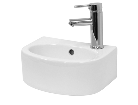 Lavabo ECD GERMANY (33.5 x 25.5 x 13 - Cerámica - Blanco)