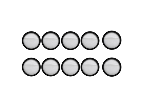 Conjunto de 10 peças de filtro hepa para peças de aspirador de pó proscenic p8