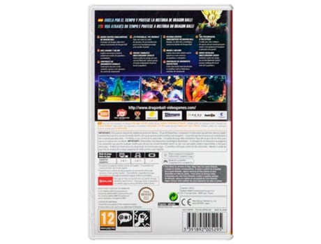 Bandai Game Switch Dragon Ball Xenoverse 2 Código en la caja