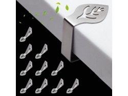 10 Pinzas De Acero Inoxidable Para Manteles, Ideales Para Mesas Gruesas, Jardines, Restaurantes, Hogares Y Exteriores.