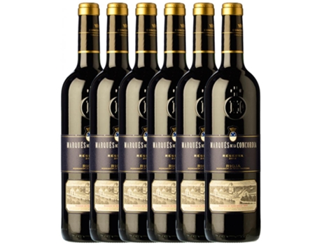 Vino MARQUÉS DE LA CONCORDIA Marqués De La Concordia Tempranillo Rioja Reserva (0.75 L - 6 unidades)