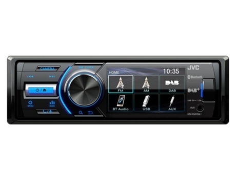 Autorradio para Coche JVC Kd-X561Dbt Negro Azul 180 W Bluetooth