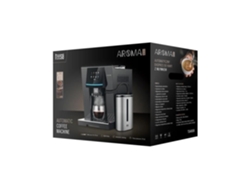 Cafetera automática con molinillo TEESA, color negro, 2 l, 1500 W, Aroma 800