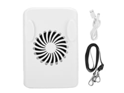 Ventilador Portátil Mini Recargable Por Usb, De Escritorio, De Cintura Y Colgado Del Cuello Para Refrescar