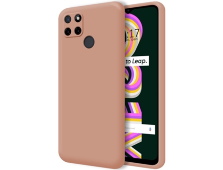 Carcasa Realme C21Y / C25Y TUMUNDOSMARTPHONE Silicona Líquida Rosa