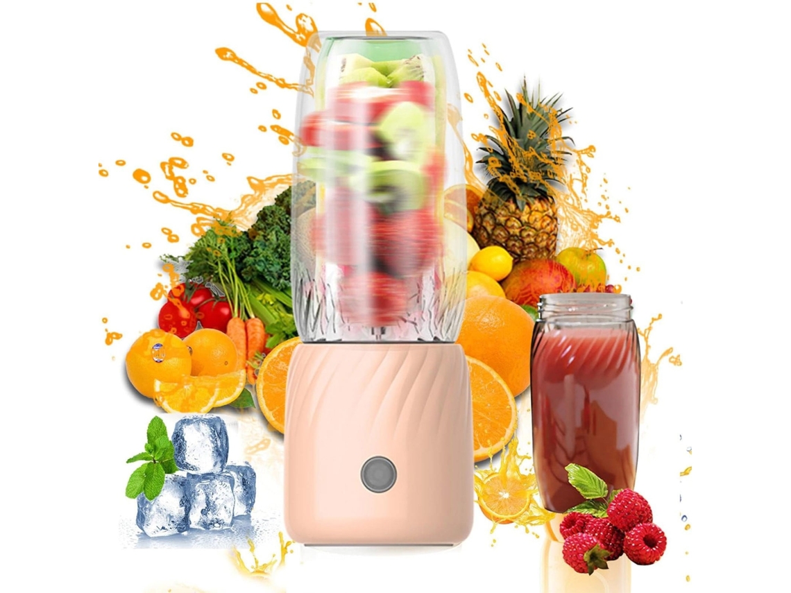 Exprimidor De Frutas Pequeño Recargable Portátil Multifuncional 350ml Cuich