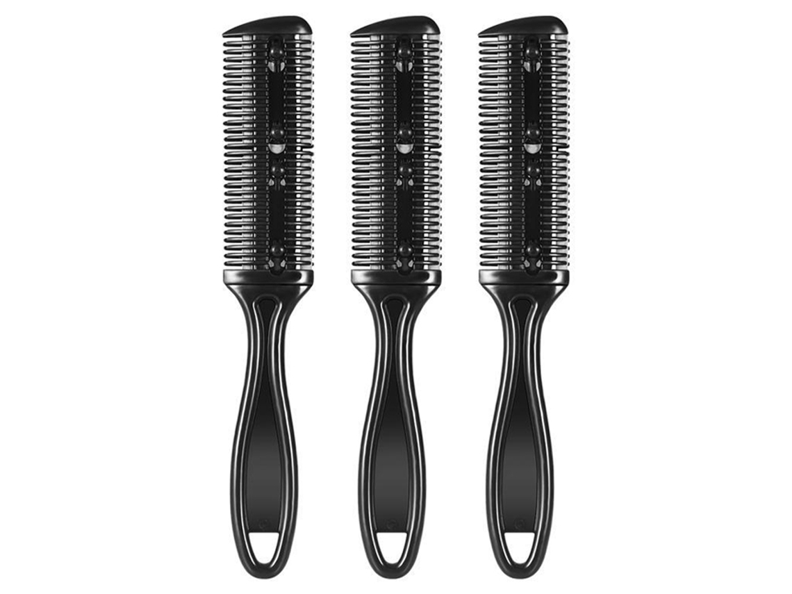 Herramienta De Bricolaje Para Cortar El Cabello Con Peine De Acero Inoxidable, Cuchillas De Fácil Reemplazo Para Corte Y Peinado Profesional, Corte Do