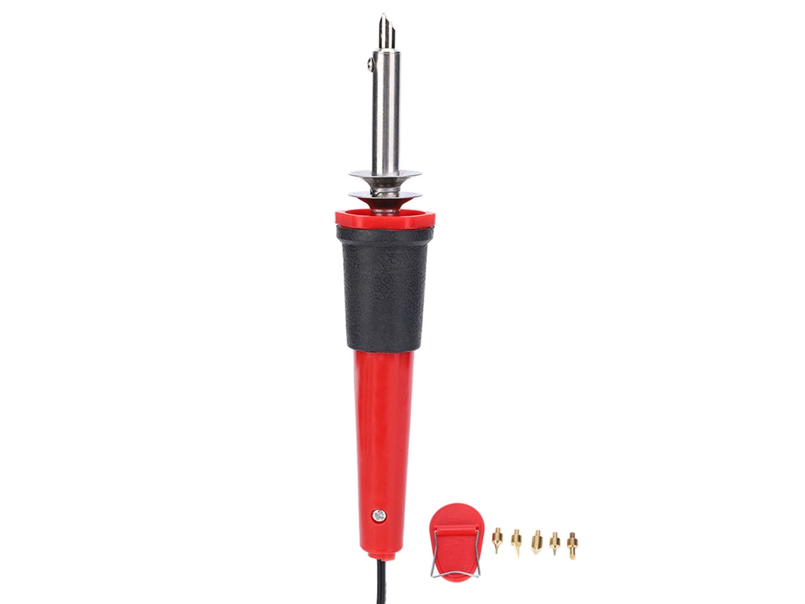 Juego De Herramientas De Soldadura Eléctrica De 40 W Con Lápiz Para Pirograbado Y Grabado En Madera, Enchufe Británico De 220 V.